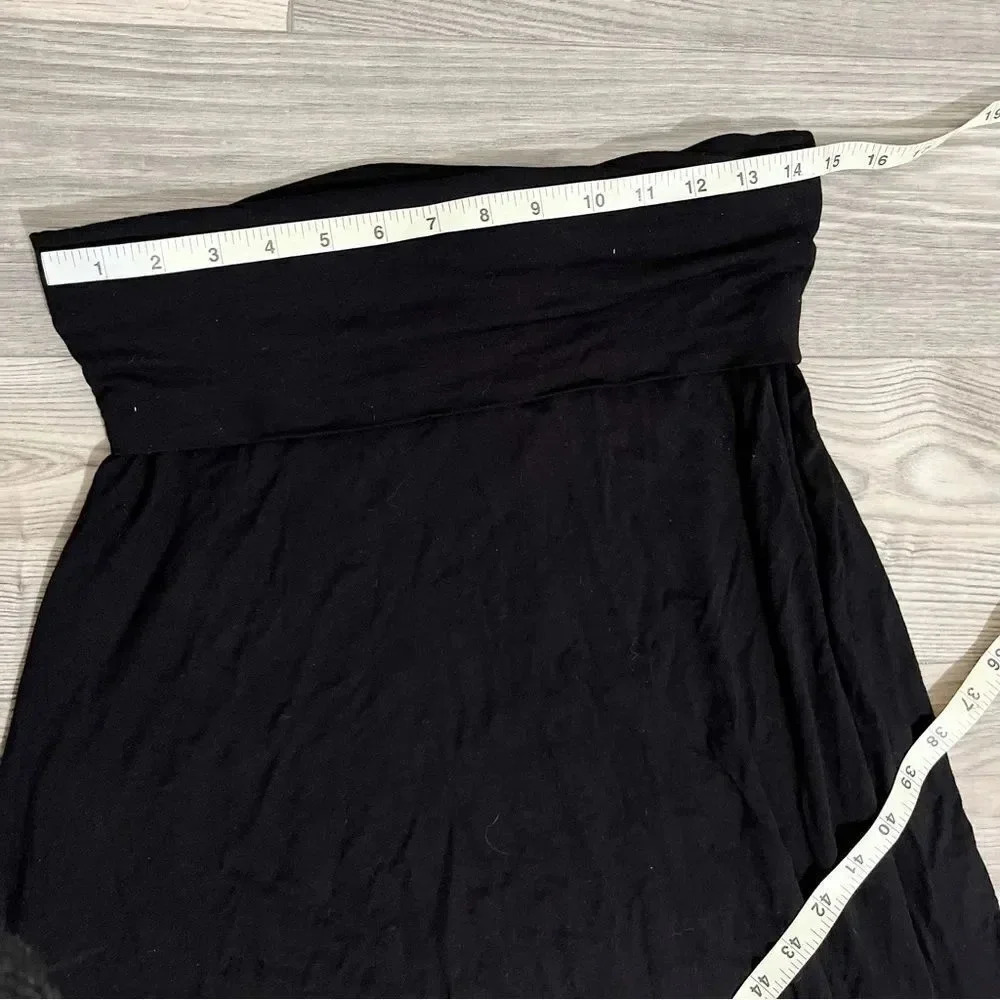 Lord & Taylor side slit maxi black skirt Size S - Picture 4 of 8